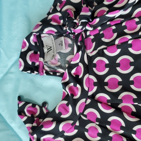 Pink and black polka dot tank - Picture 4 of 5